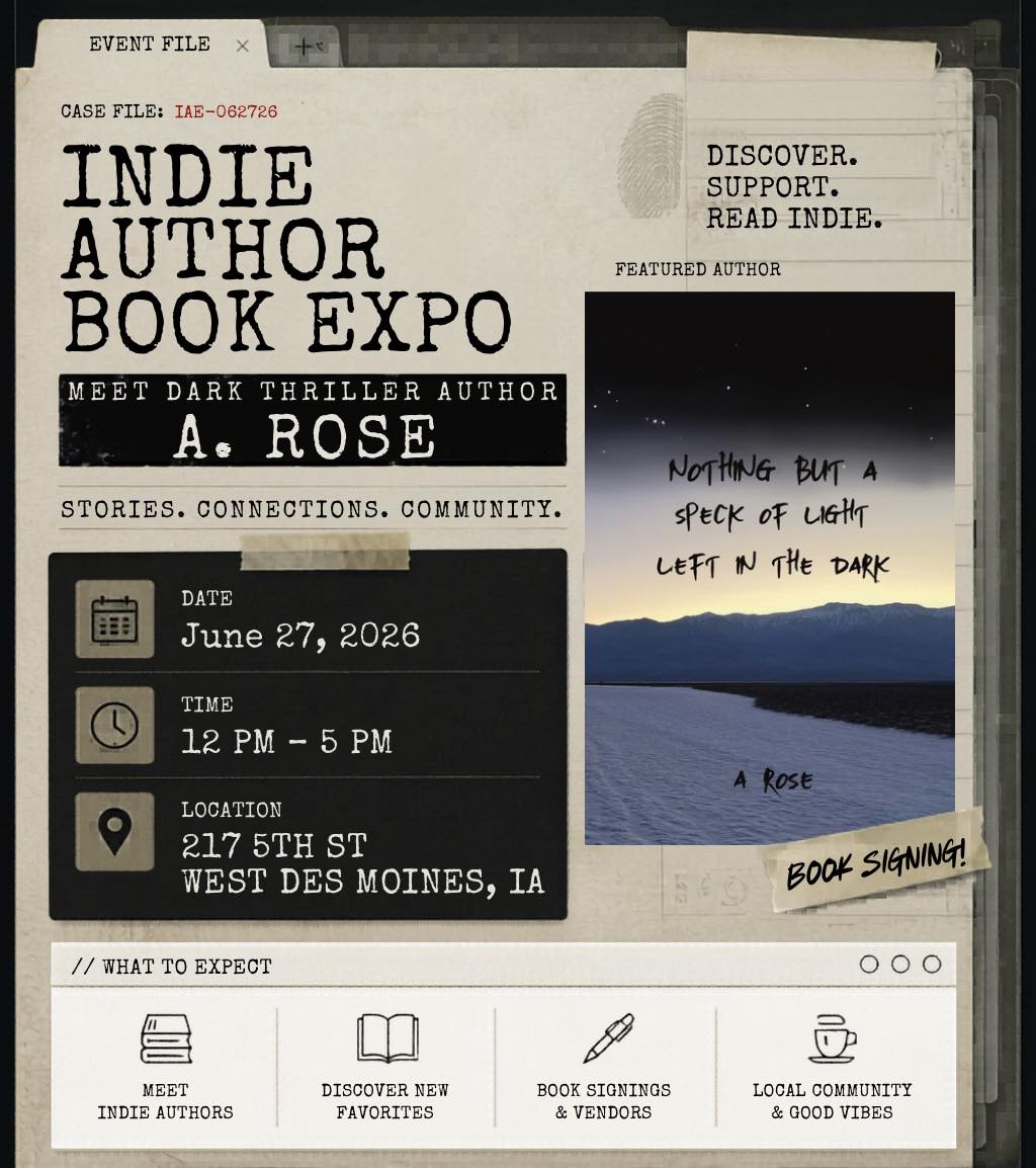 Poster for Indie Author Book Expo